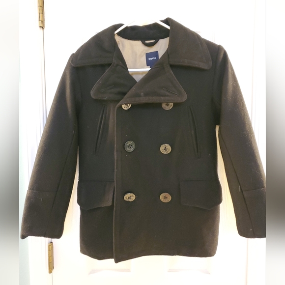 GAP Other - ❄️GAP Boys black pea coat size M 9❄️